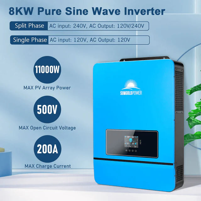 SunGold Power 8KW 48V Split Phase Solar Inverter