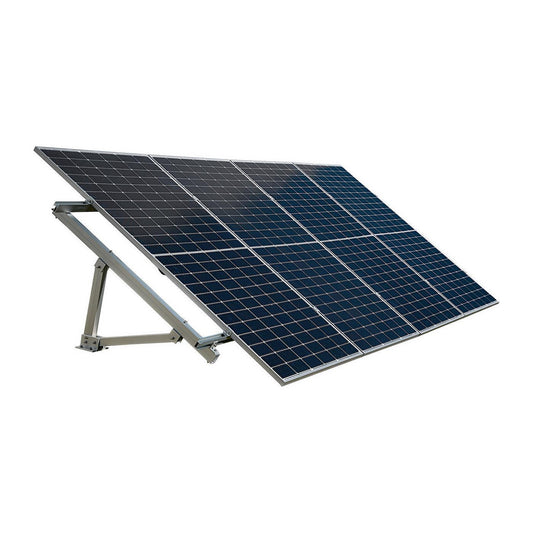 EG4 BrightMount Solar Panel Ground Mount Rack Kit | 4 Panel Ground Mount | Adjustable Angle (Pre-Order)