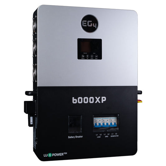 EG4 6000XP Off-Grid Inverter | 8000W PV Input | 6000W Output | 480V VOC Input | 48V 120/240V Split Phase | All-In-One Solar Inverter PRE-ORDER