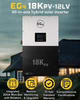 EG4 18KPV Hybrid Inverter System Bundle - 61.44kWH EG4 Lithium Powerwall