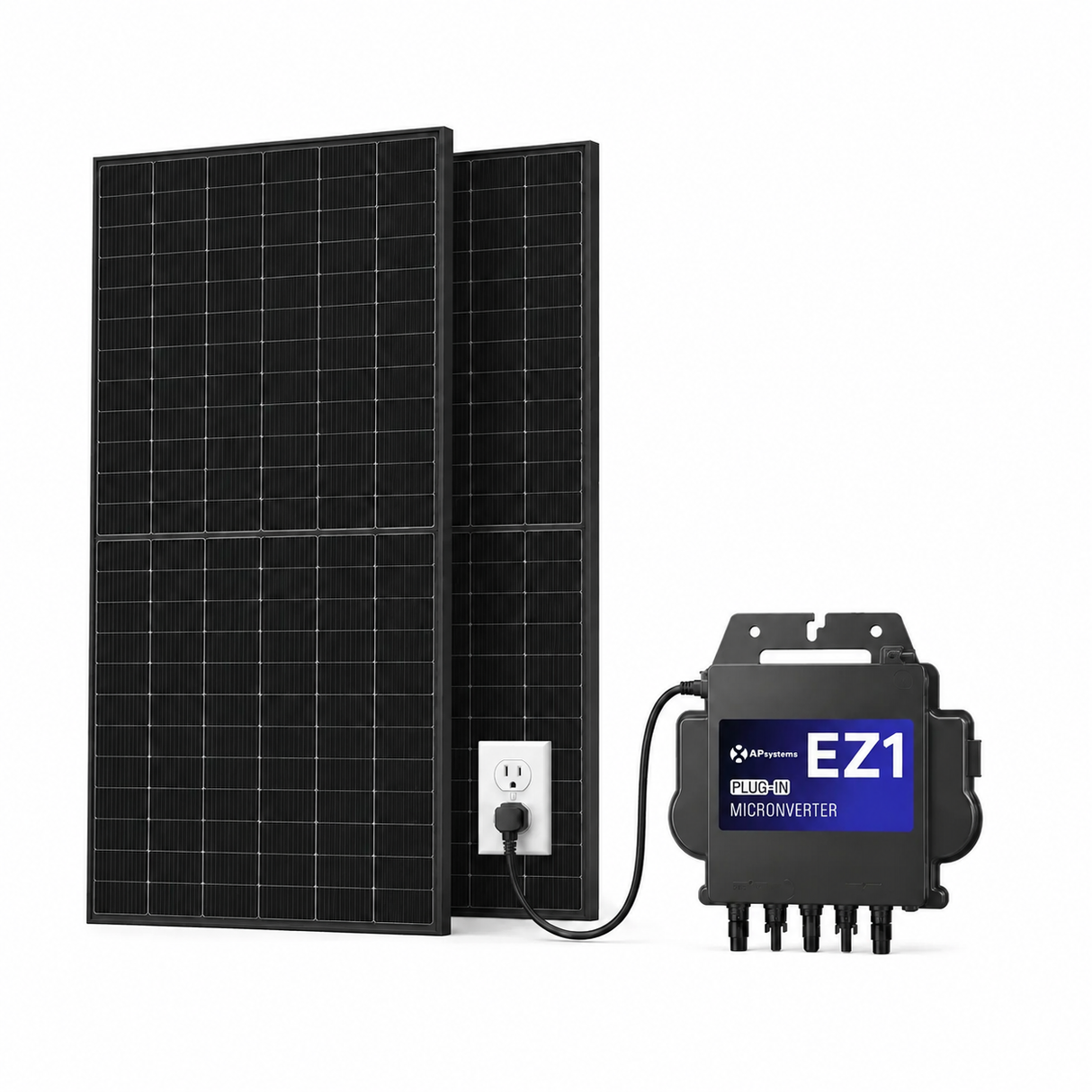 890W Plug-In Solar Kit with APsystems EZ1 Microinverter + HanerSun 445W Panels- Home Solar Kit