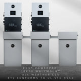 EG4 PowerPro ESS | 14.3 - 28.6kWh Capacity | EG4-18Kpv & EG4-PowerPro WallMount Battery | UL9540