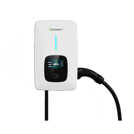Grovatt electric vehicle charging station on a white background