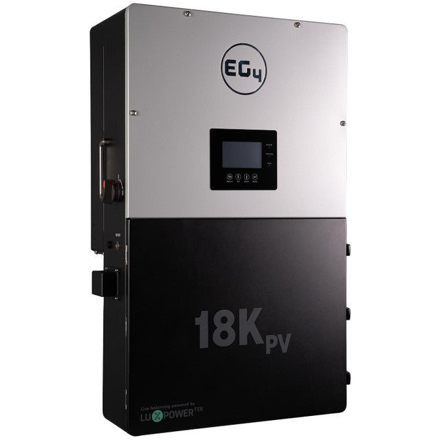 EG4 18KPV Hybrid Inverter | All-In-One Solar Inverter | 18000W PV Input | 12000W Output | 48V 120/240V Split Phase | EG4 18KPV-12LV