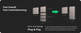 Canadian Solar EP Cube Energy Storage System - All-In-One Solar Backup Power - 9.9 kWh+ Lithium Battery | 12.7kW+ of Solar PV