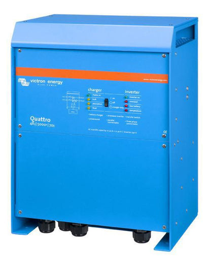 Victron Quattro 48/5000 | 48V Input | 5000VA Output 120V | 70A Charger | Transfer Switch