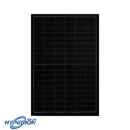 Hyperion 395W Bifacial Solar Panel (Black) | Up to 495W with Bifacial Gain