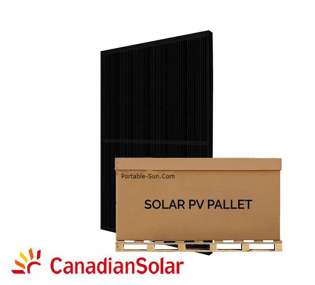 13.95 kW Pallet | Canadian Solar 450W TOPCon Solar Panel (Black) | CS6.1-54TM-450H PREORDER | AMERICAN MADE