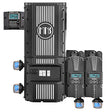 Midnite Solar Rosie 48V Pre-Wired Black Solar Kit with visible components and branding including surge protection devices.